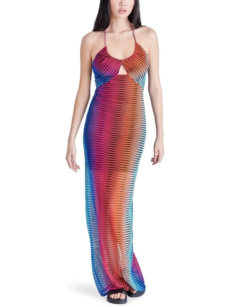 Steve Madden Albina Dress Women Size 4/Small Color Multicolor New!!